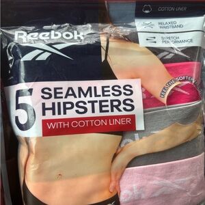 Reebok Seamless Hipsters - Black, Gray, Pink